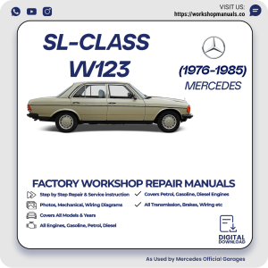 Mercedes W123 Workshop Repair Manual 1976-1985 PDF Download