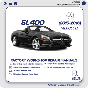 Mercedes SL400 Workshop Repair Manual 2015-2016 PDF Download
