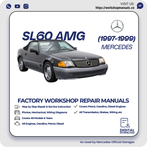 Mercedes SL60 AMG Workshop Repair Manual 1997-1999 PDF Download