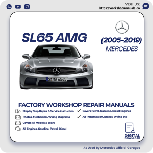 Mercedes SL65 AMG Workshop Repair Manual 2005-2019 PDF Download