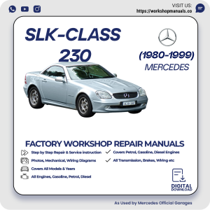 Mercedes SLK-Class 230 Workshop Repair Manual 1980-1999 PDF Download