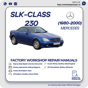 Mercedes SLK-Class 230 Workshop Repair Manual 1980-2000 PDF Download