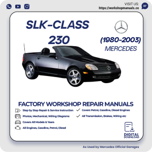 Mercedes SLK-Class 230 Workshop Repair Manual 1980-2003 PDF Download