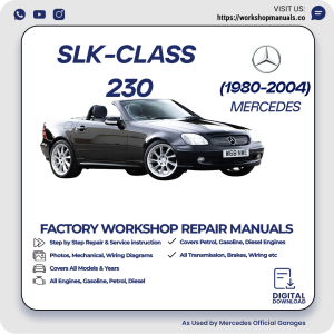 Mercedes SLK-Class 230 Workshop Repair Manual 1980-2004 PDF Download