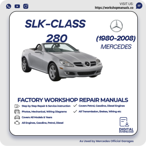 Mercedes SLK-Class 280 Workshop Repair Manual 1980-2008 PDF Download