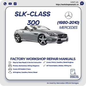 Mercedes SLK-Class 300 Workshop Repair Manual 1980-2010 PDF Download