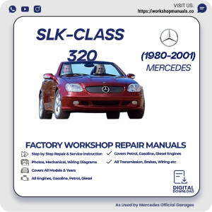 Mercedes SLK-Class 320 Workshop Repair Manual 1980-2001 PDF Download