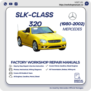 Mercedes SLK-Class 320 Workshop Repair Manual 1980-2002 PDF Download