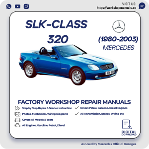 Mercedes SLK-Class 320 Workshop Repair Manual 1980-2003 PDF Download