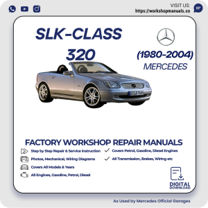 Mercedes SLK-Class 320 Workshop Repair Manual 1980-2004 PDF Download