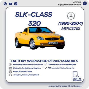 Mercedes SLK-Class 320 Workshop Repair Manual 1996-2004 PDF Download