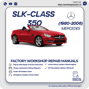 Mercedes SLK-Class 350 Workshop Repair Manual 1980-2006 PDF Download