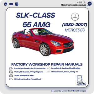Mercedes SLK-Class 55 AMG Workshop Repair Manual 1980-2007 PDF Download