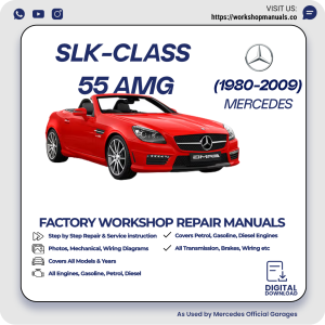 Mercedes SLK-Class 55 AMG Workshop Repair Manual 1980-2009 PDF Download