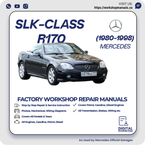 Mercedes SLK-Class R170 Workshop Repair Manual 1980-1998 PDF Download