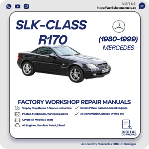 Mercedes SLK-Class R170 Workshop Repair Manual 1980-1999 PDF Download