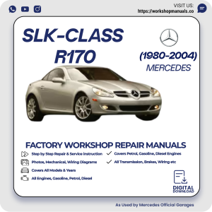 Mercedes SLK-Class R170 Workshop Repair Manual 1980-2004 PDF Download