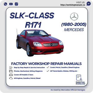 Mercedes SLK-Class R171 Workshop Repair Manual 1980-2005 PDF Download