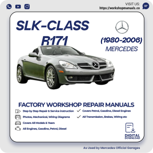 Mercedes SLK-Class R171 Workshop Repair Manual 1980-2006 PDF Download