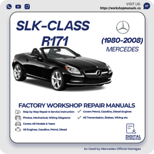 Mercedes SLK-Class R171 Workshop Repair Manual 1980-2008 PDF Download