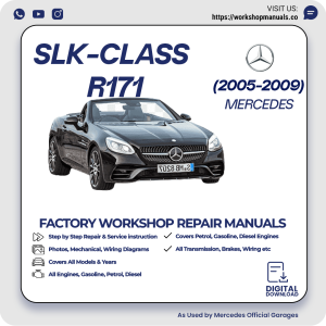 Mercedes SLK-Class R171 Workshop Repair Manual 2005-2009 PDF Download
