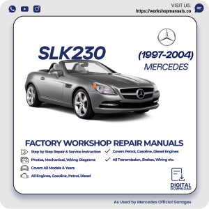 Mercedes SLK230 Workshop Repair Manual 1997-2004 PDF Download