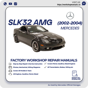 Mercedes SLK32 AMG Workshop Repair Manual 2002-2004 PDF Download