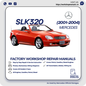 Mercedes SLK320 Workshop Repair Manual 2001-2004 PDF Download