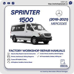 Mercedes Sprinter 1500 Workshop Repair Manual 2019-2021 PDF Download
