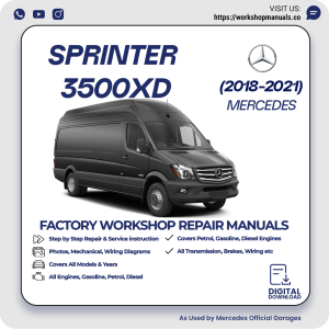 Mercedes Sprinter 3500XD Workshop Repair Manual 2018-2021 PDF Download