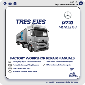 Mercedes Tres Ejes Workshop Repair Manual 2012 PDF Download
