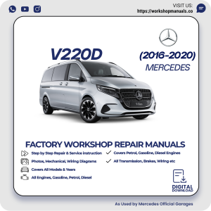 Mercedes V220d Workshop Repair Manual 2016-2020 PDF Download