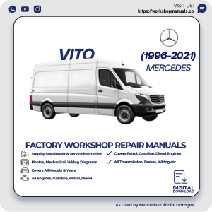 Mercedes Vito Workshop Repair Manual 1996-2021 PDF Download