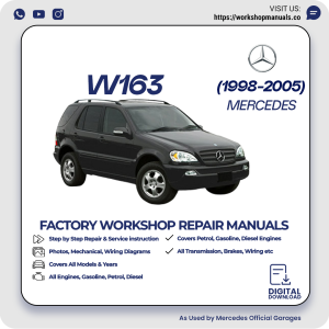 Mercedes W163 Workshop Repair Manual 1998-2005 PDF Download