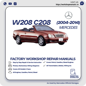 Mercedes CLK-Class W208 C208 Workshop Repair Manual 1997-2003 PDF Download