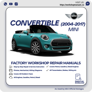 Mini Convertible Workshop Repair Manual 2004-2017 PDF Download