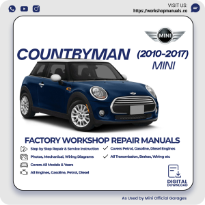 Mini Countryman Workshop Repair Manual 2010-2017 PDF Download