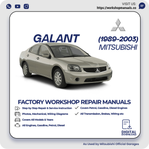 Mitsubishi Galant Workshop Repair Manual PDF Download