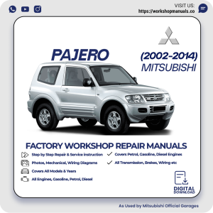 Mitsubishi Pajero Workshop Repair Manual PDF Download