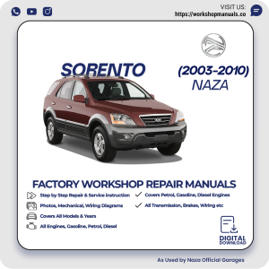 Naza Sorento Workshop Manual 2003-2010 PDF Download