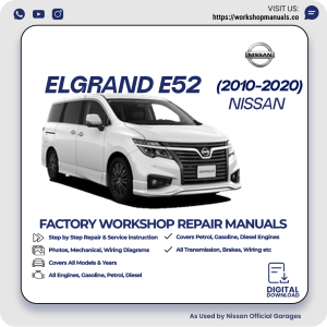 Nissan Elgrand E52 Workshop Manual PDF Download