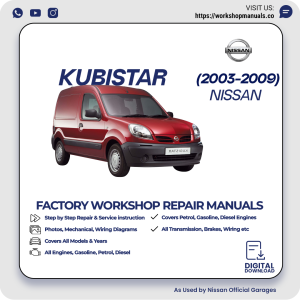 Nissan Kubistar Workshop Manual 2003-2009 PDF Download