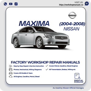 Nissan Maxima Workshop Manual 2004-2008 PDF Download