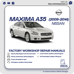 Nissan Maxima A35 Workshop Manual 2009-2014 PDF Download