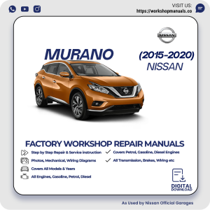 Nissan Murano Workshop Manual 2015-2020 PDF Download