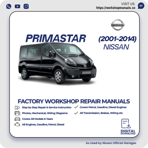 Nissan Primastar Workshop Manual 2001-2014 PDF Download