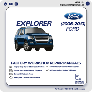 Ford Explorer Workshop Repair Manual 2006-2010 PDF Download