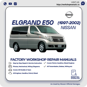 Nissan Elgrand E50 Workshop Repair Manual PDF Download