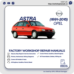 Opel Astra Workshop Manual 1991-2015 PDF Download