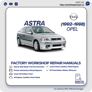 Opel Astra Workshop Manual 1992-1998 PDF Download